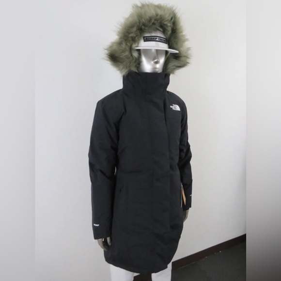 The North Face Women's Arctic Parka II Down Coat TNF Black - Picture 4 of 6